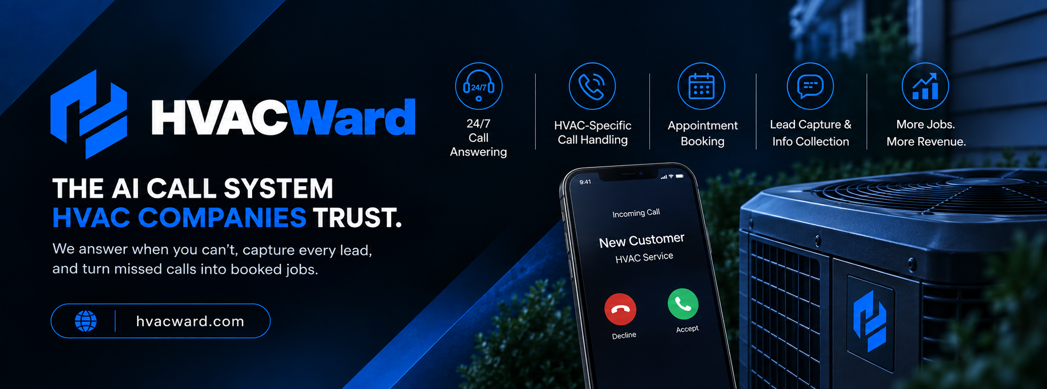 HVACWard official LinkedIn cover banner