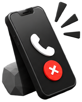 Ringing phone with missed call